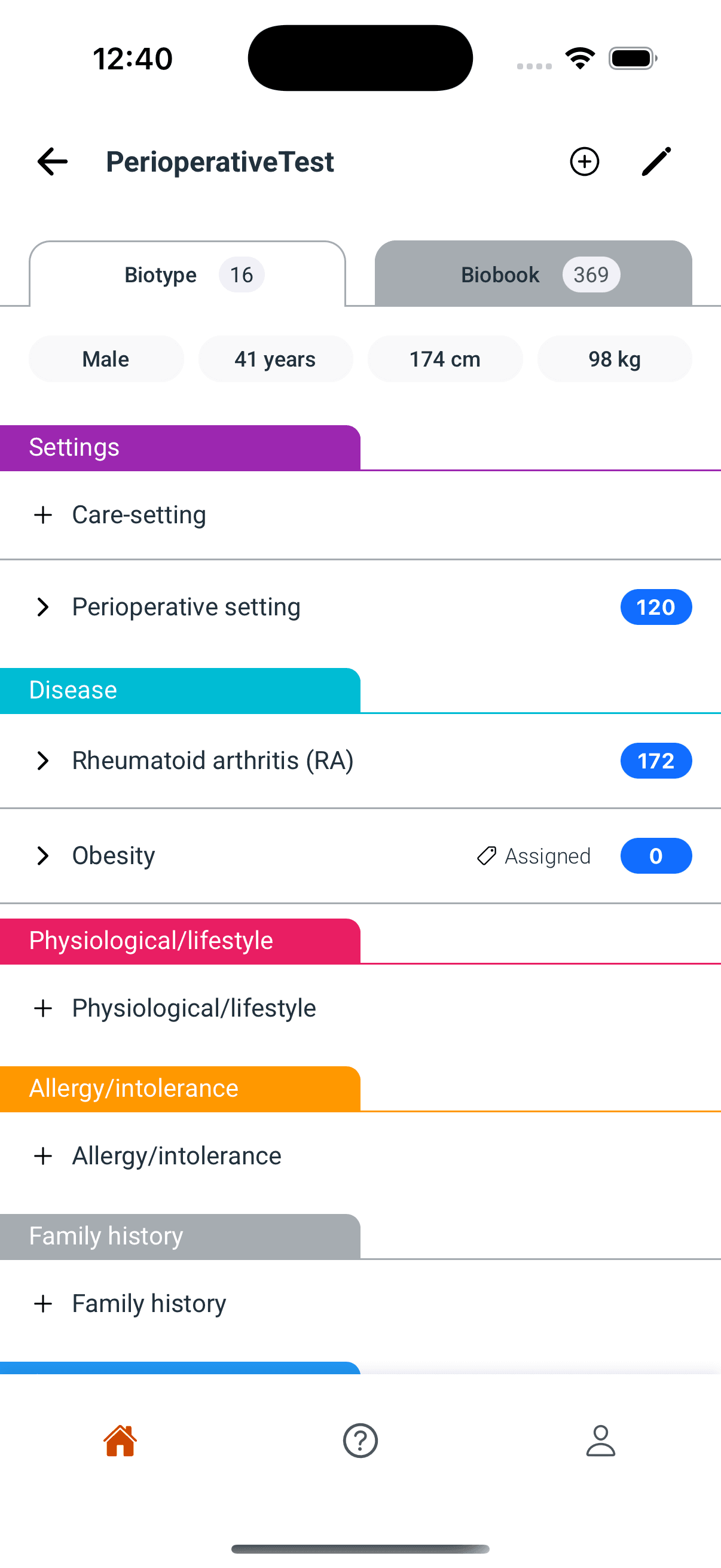 Biotandem Mobile Screenshot 2